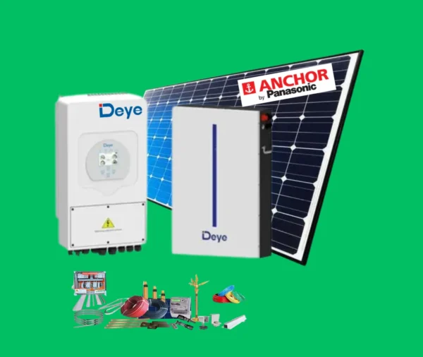 5 KW Panasonic-Deye Solar Hybrid System