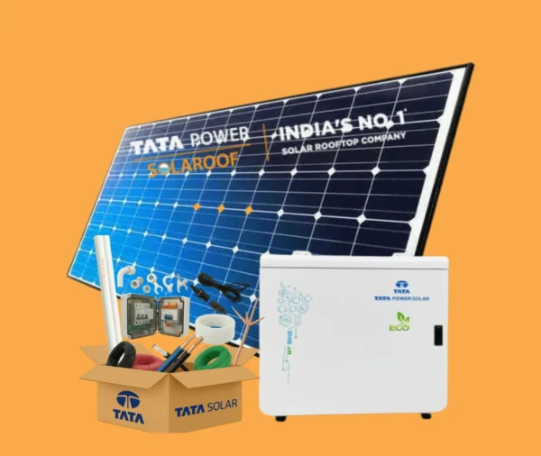 3 KW Tata Hybrid Solar System